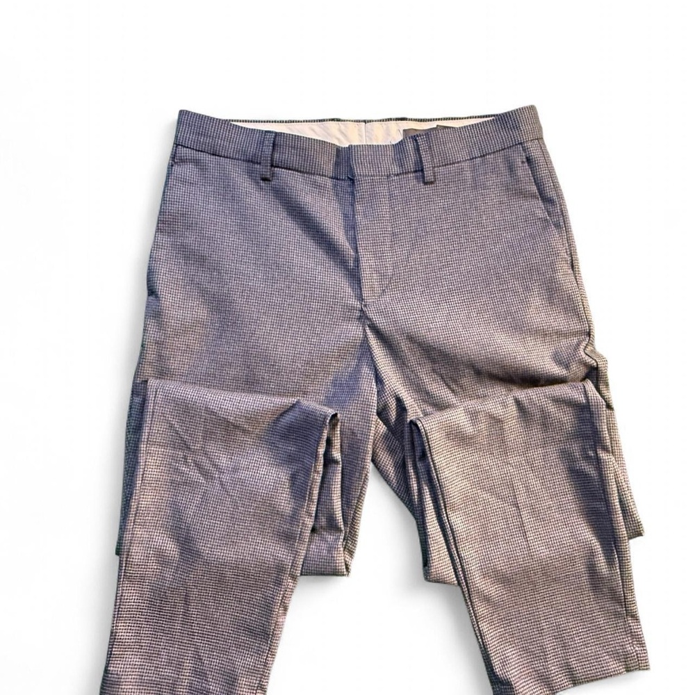 Men's  Houndstooth Gray Pants